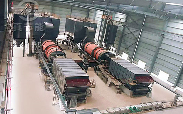 醬油渣烘干機運行現場 醬油渣烘干機運行現場